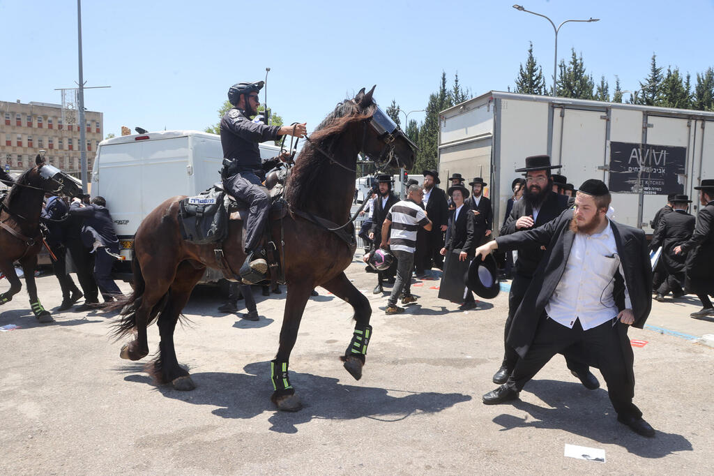 גיוס ראשון של חרדים בתל השומר