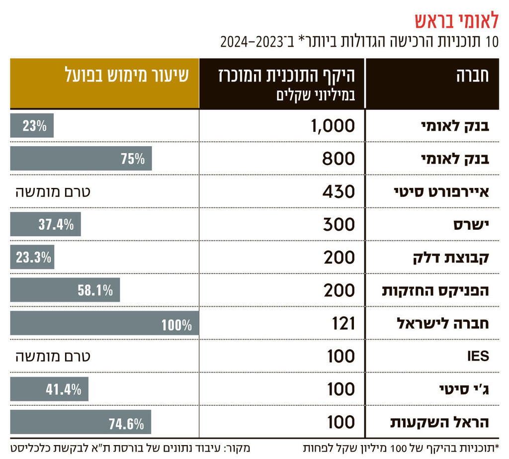 אינפו רבות מהתוכניות הגדולות לרכישות עצמיות נותרו על הנייר - המשך חדש