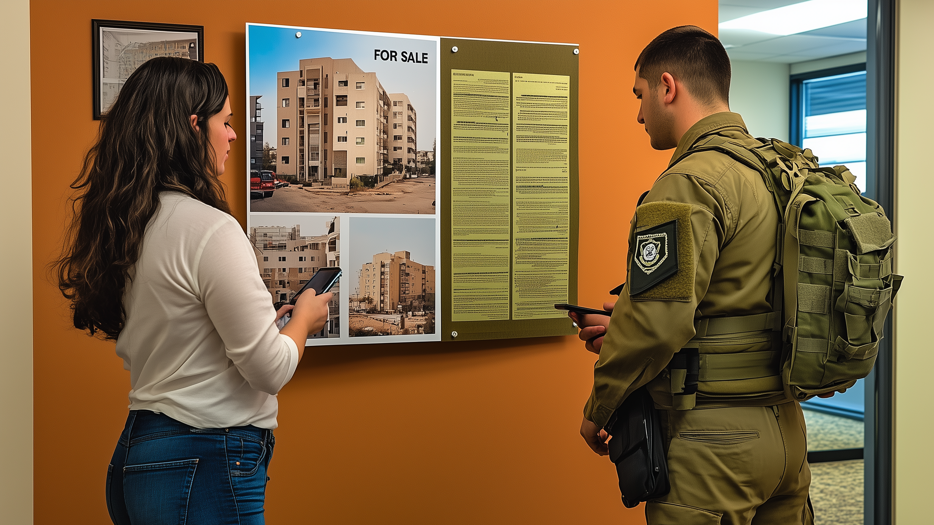 מחפשי דירות בתום המלחמה