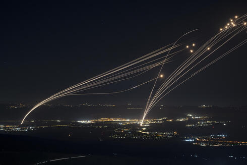 Iron Dome interceptions. 