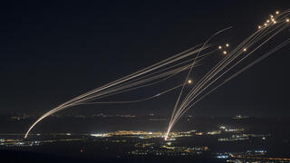 יירוטים כיפת ברזל ירי מ לבנון ל לגליל 4.8.24 מלחמה בצפון