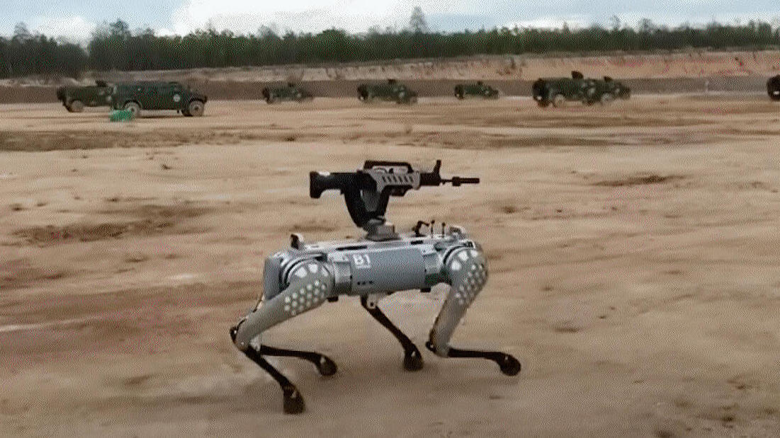  רובוט כלב סיני robot dog