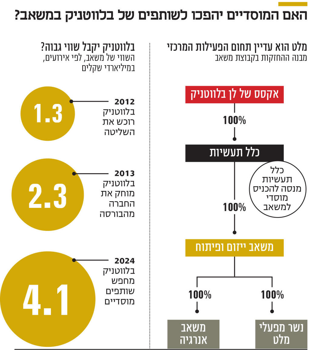 אינפו האם המוסדיים יהפכו לשותפים של בלווטניק במשאב