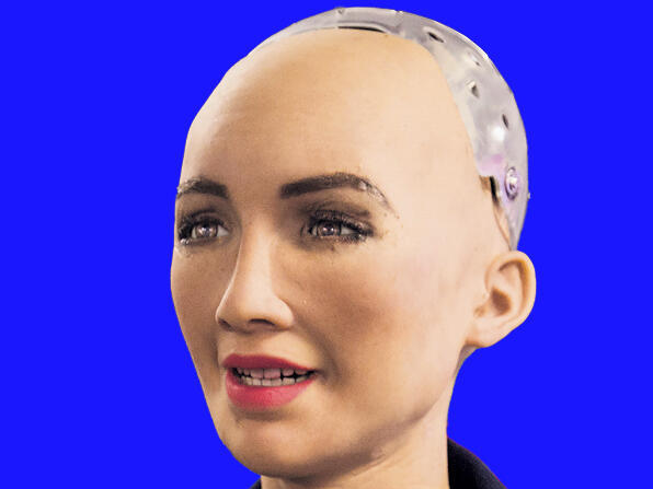 The social robot "Sophia." 