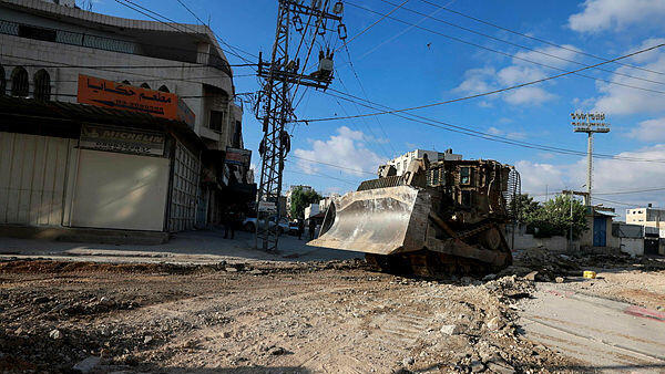 פשיטת צה"ל באזור טול כרם, צילום:  Jaafar ASHTIYEH / AFP