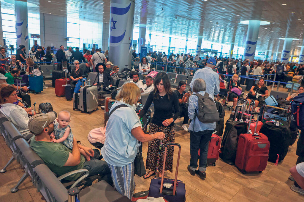 שביתה ב נתב"ג אתמול