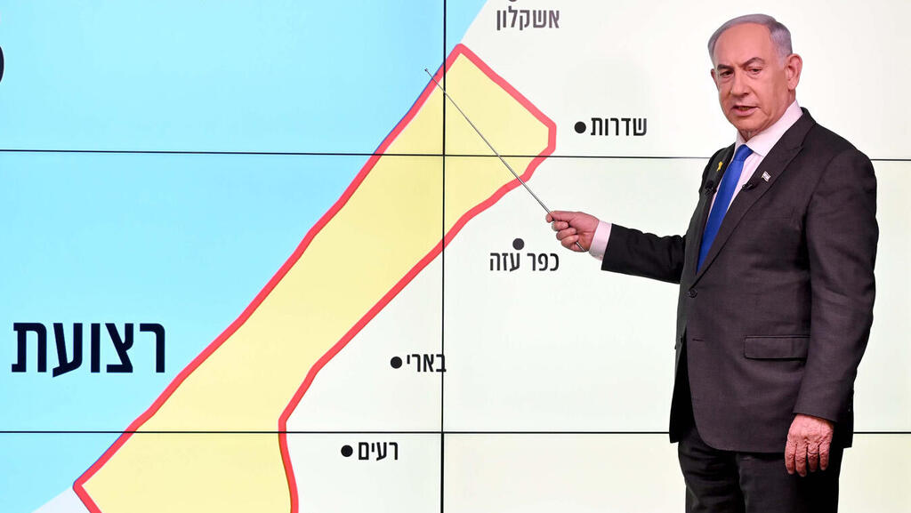 ראש הממשלה בנימין נתניהו במסיבת עיתונאים 