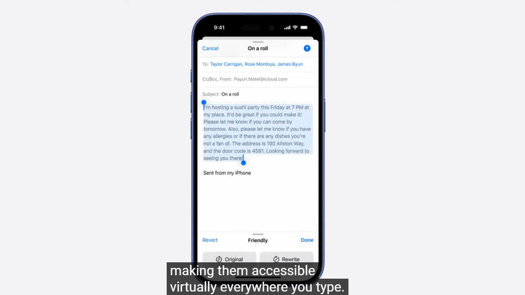 יכולת הבינה המלאכותית של אפל אייפון 16