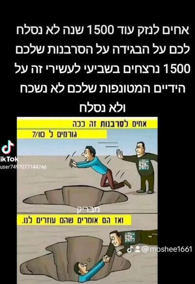 קריקטורה נגד אחים לנשק