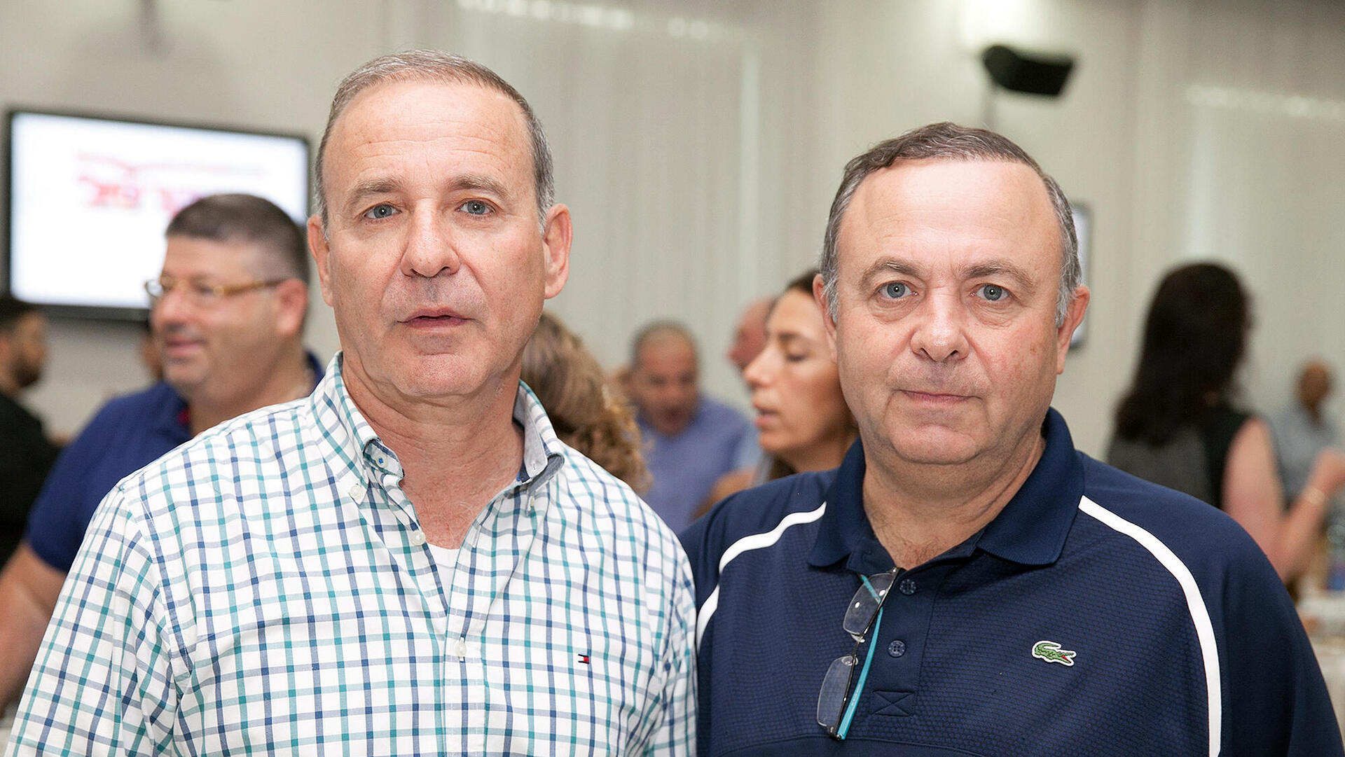 מימין צביקה ויליגר ו יוסי ויליגר מייסדי חברת ה מזון ויליפוד