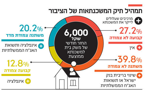 תמהיל תיק המשכנתאות של הציבור,  