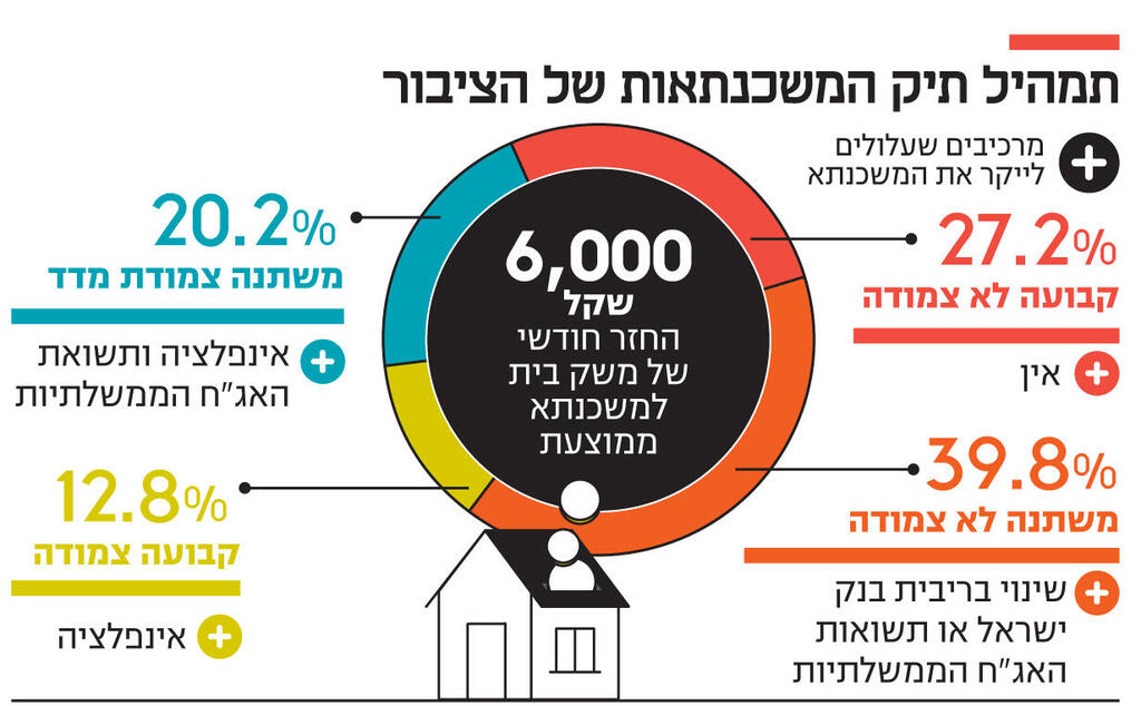 אינפו תמהיל תיק המשכנתאות של הציבור