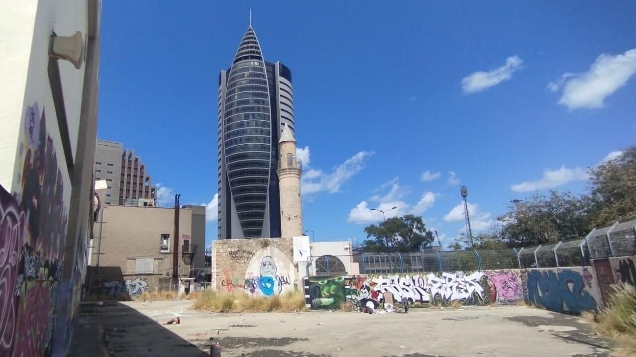 שטח תוכנית הבנייה ב קריית הממשלה ב חיפה