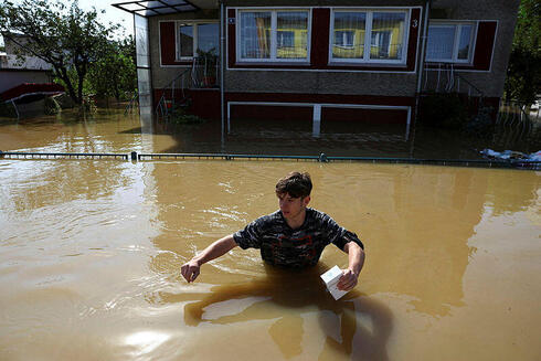 Floods in Poland. 