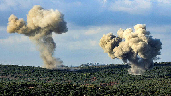 תקיפת צה"ל בדרום לבנון, צילום: Kawnat HAJU / AFP