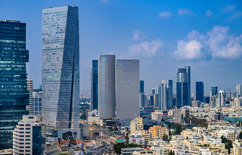 Tel Aviv skyline. 