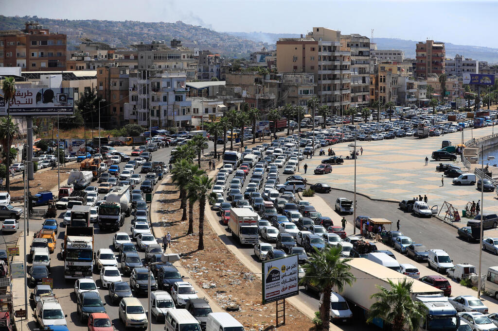 תושבי צידון מתפנים לכיוון צפון לבנון בעקבות תקיפות צה"ל 