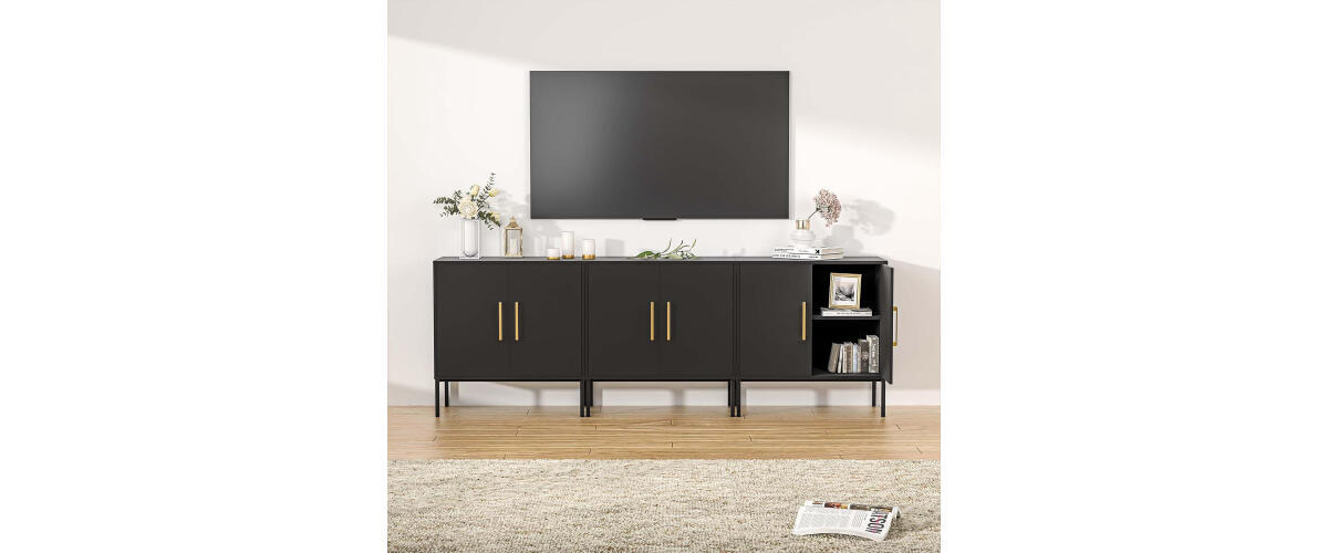 LYNSOM TV Stand for An 85 Inch TV