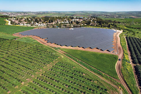 Solar panels in Kibbutz Ein Dor. 