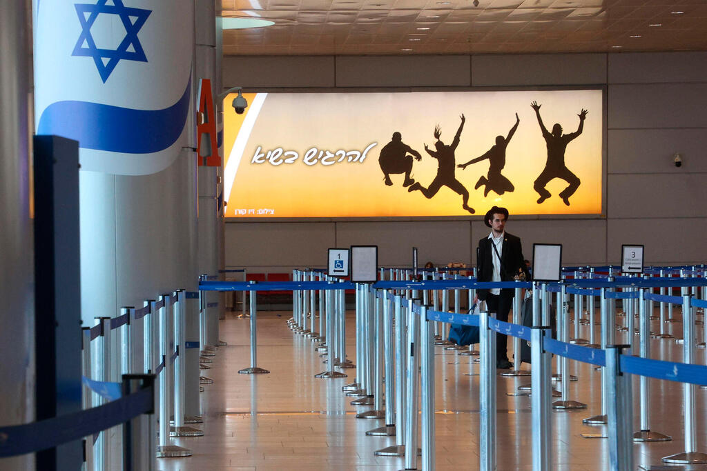 ביטולי טיסות בנתבג דלפקי קבלה ריקים