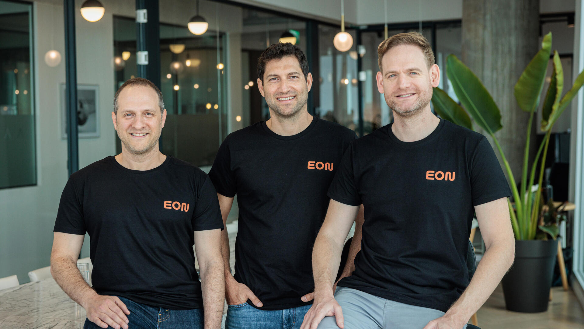 מייסדי EON אופיר ארליך, רון קמחי וגונן שטיין