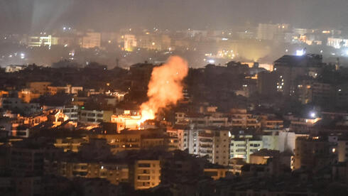 תקיפות בדאחייה, צילום: Fadel ITANI / AFP