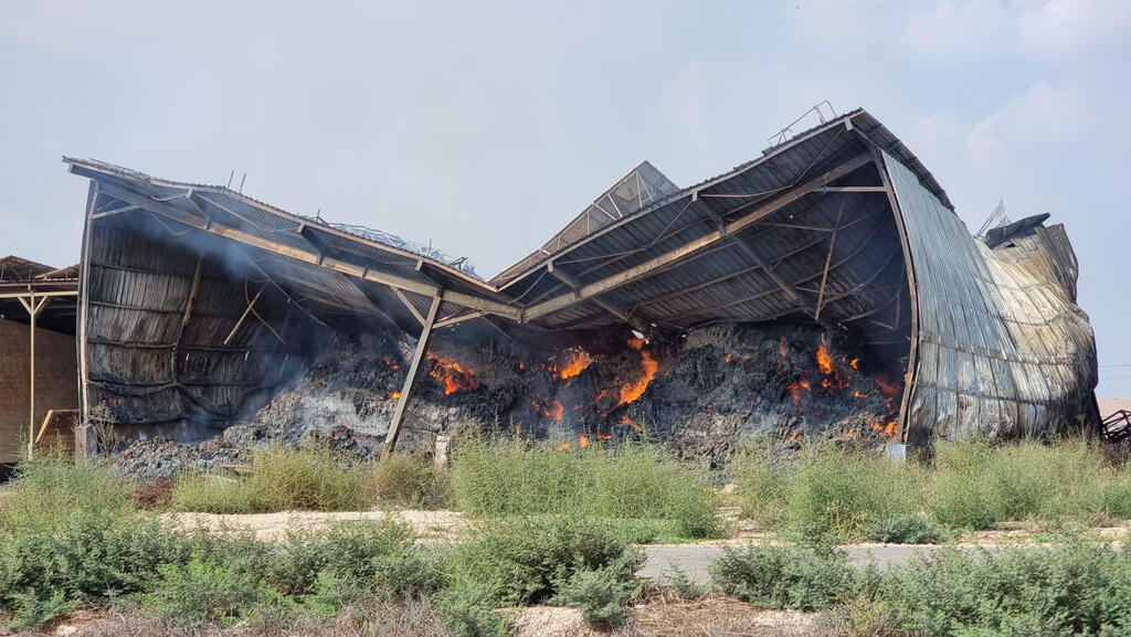 שרפה בשדה דרומית לאשקלון, אוקטובר 2023 