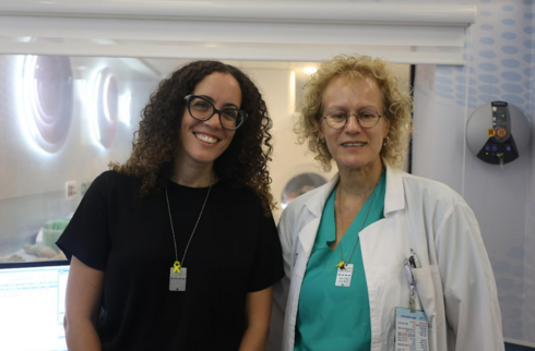 Professor Miri Sklair-Levy (right) and Dr. Debbie Anaby 