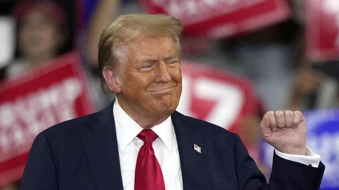 דונלד טראמפ ב עצרת בחירות ב פנסילבניה 9.10.24