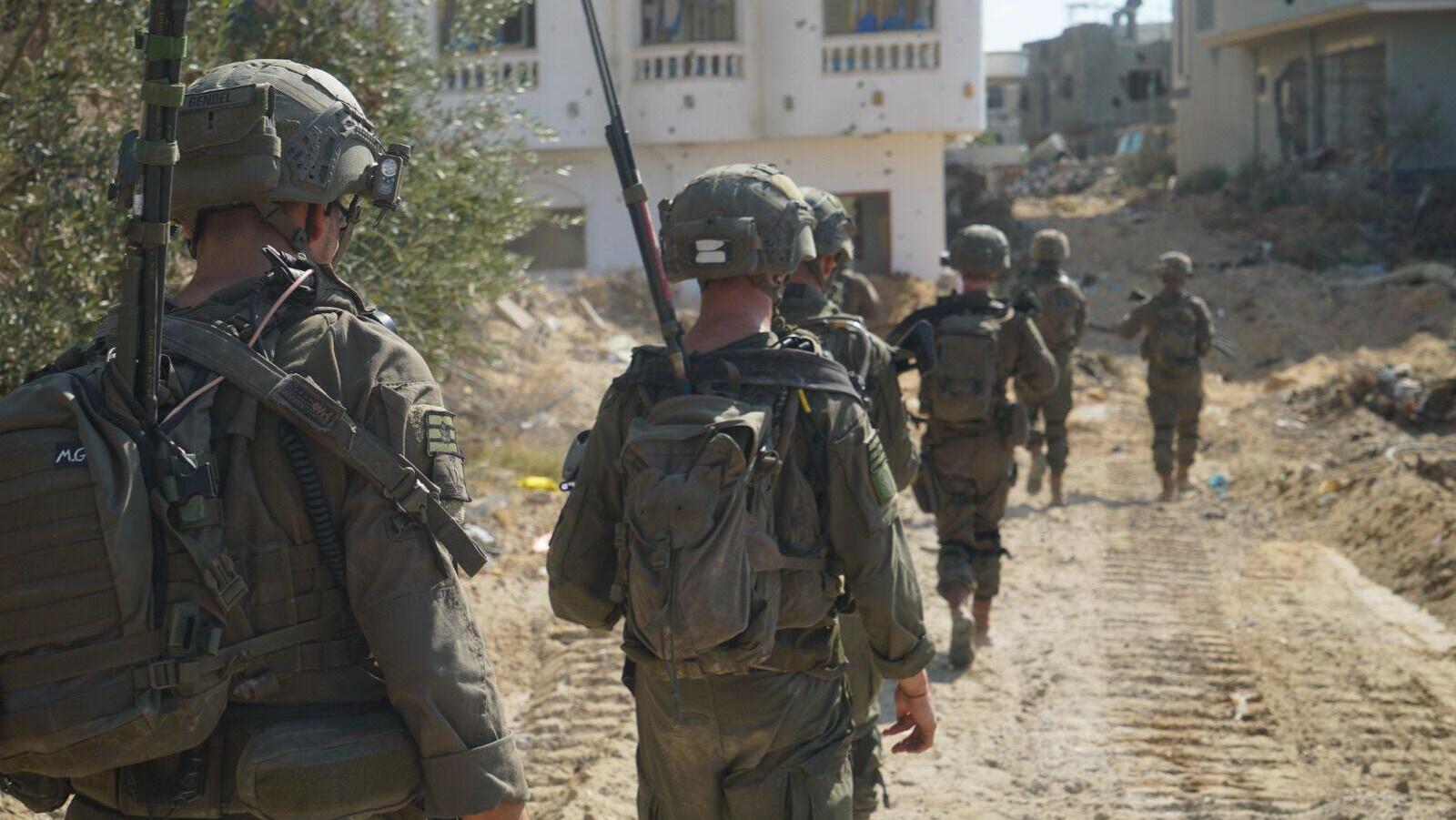 חיילים כוחות צה"ל ב ג'באליה 10.10.24 מלחמת עזה