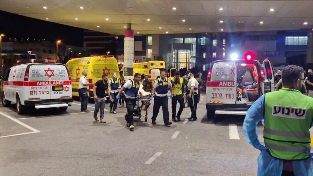 בית חולים רמב"ם פינוי פצועים נפגעו נפילה נפילה כטב"ם ירי באיזור בנימינה מלחמת חרבות ברזל