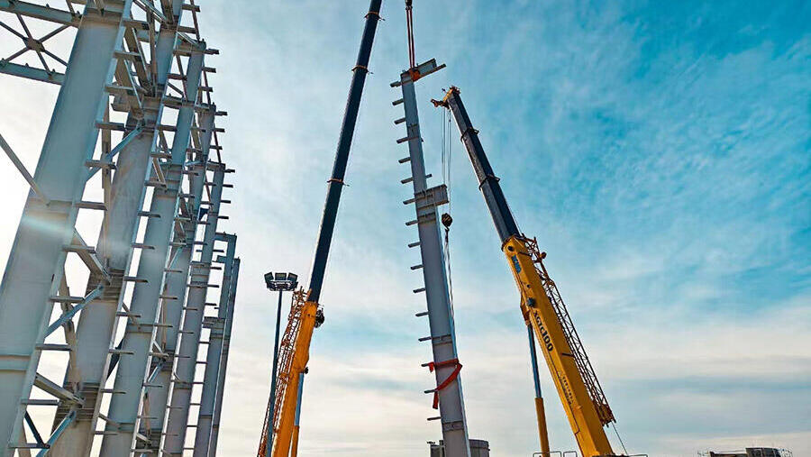 מנוף לבנייה 