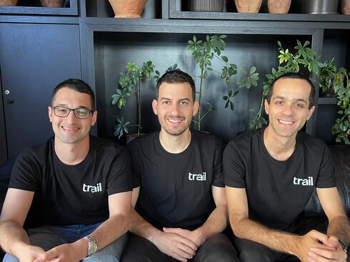 Trail founders, Nadav Zingerman (L), Zohar Vittenberg (C),  and Roei Mutay (R). 