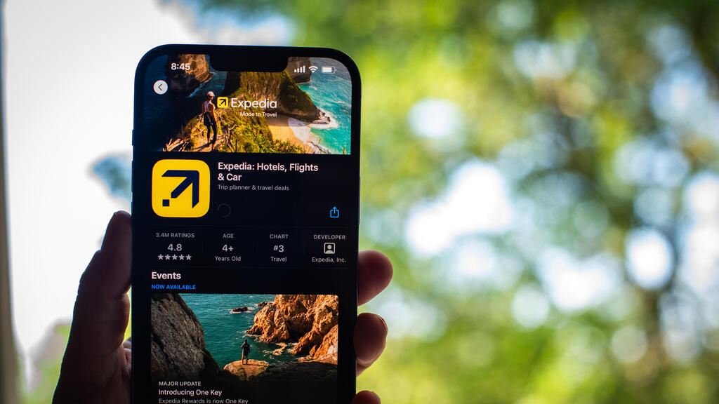 אקספדיה אפליקציית תיירות