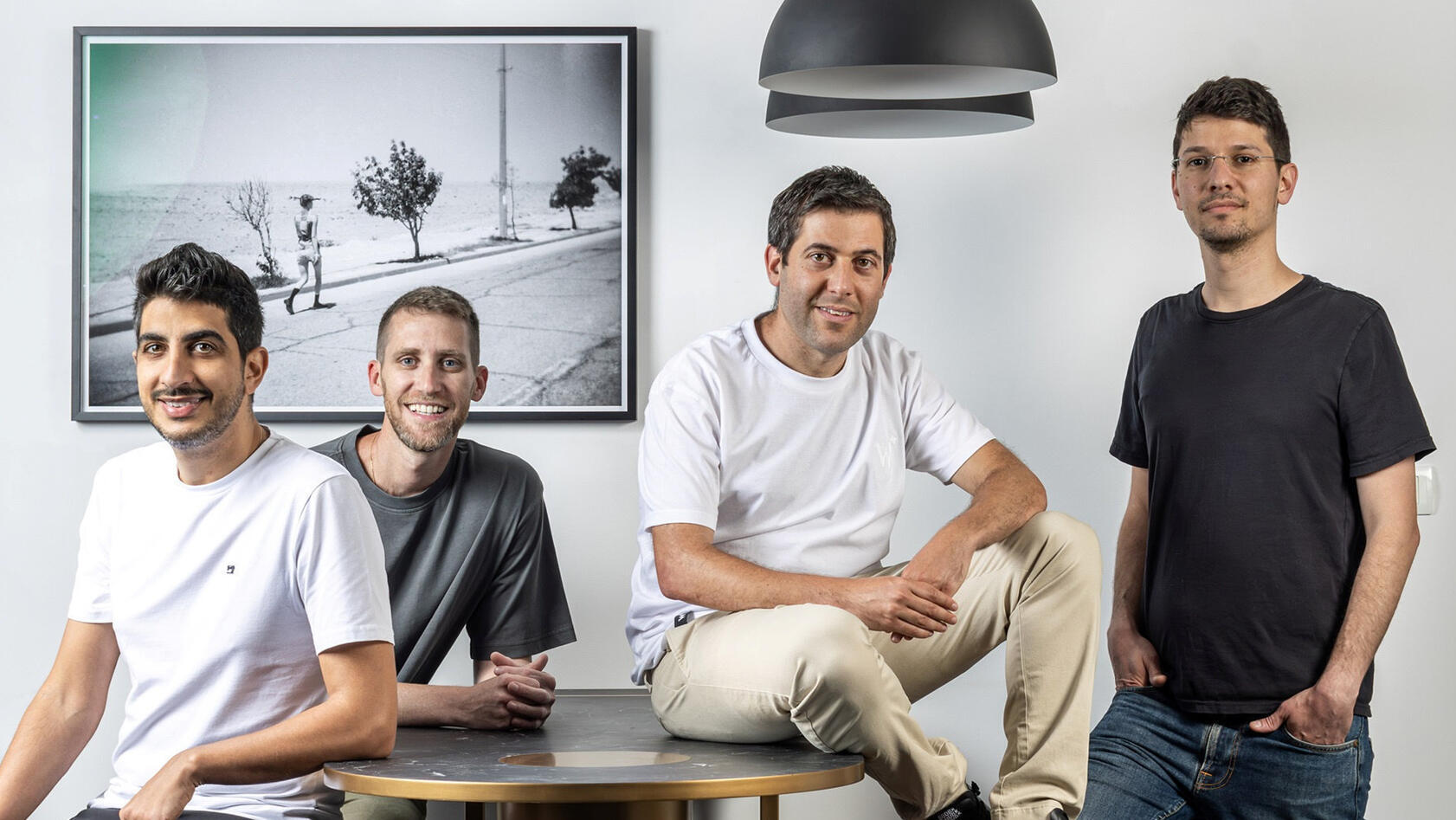 מייסדי Wiz וויז , מימין לשמאל: רועי רזניק , עמי לוטבק , אסף רפפורט ו ינון קוסטיקה