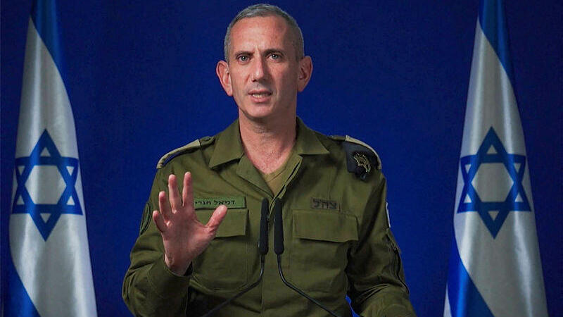 דובר צה"ל דניאל הגרי מוסר תדריך בנושא התקיפה ב איראן 26.10.24