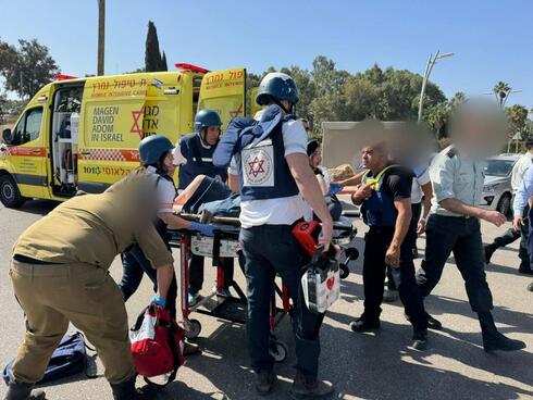 זירת האירוע, צילום: דוברות מד"א