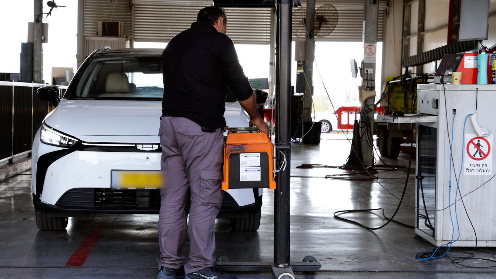 מכון טסטים טסט ל רכב חשמלי