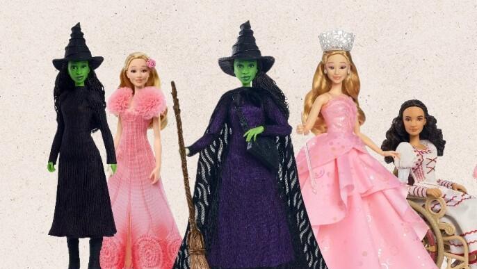 בובות מהסרט מרשעת Wicked של מאטל