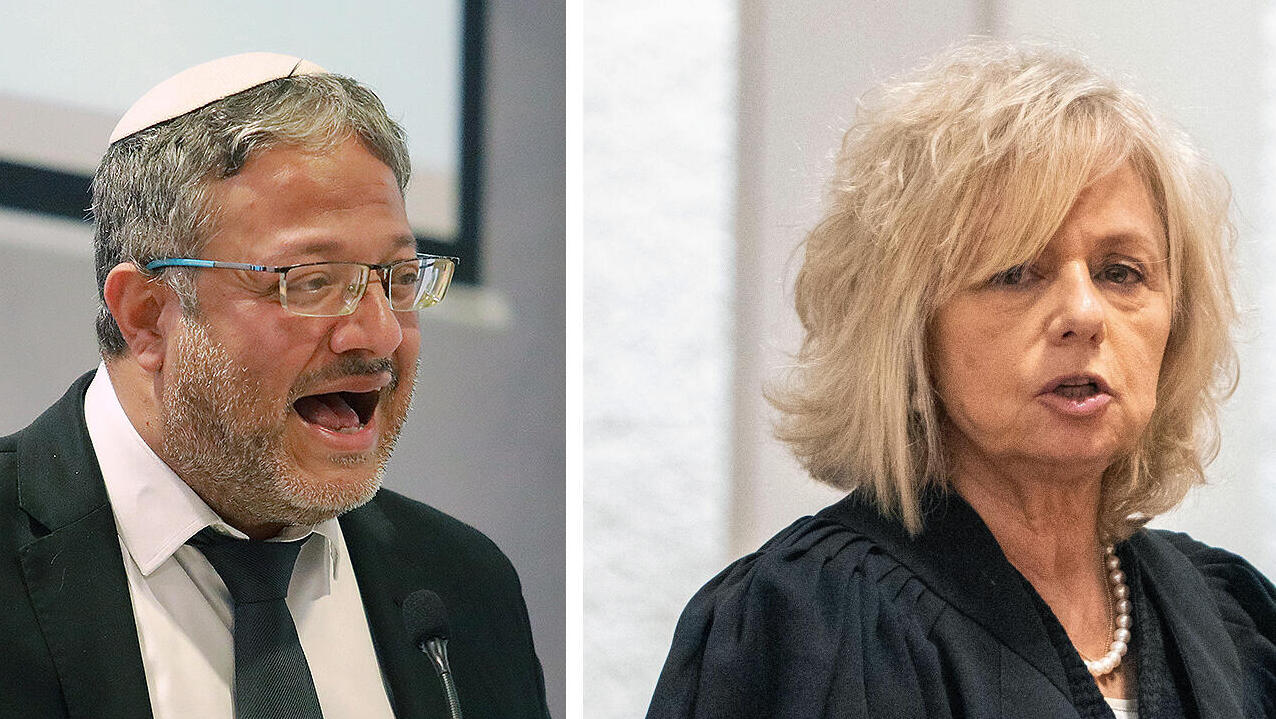 היועצת המשפטית לממשלה גלי בהרב מיארה והשר לביטחון לאומי איתמר בן גביר