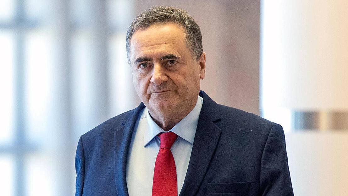 שר הביטחון ישראל כץ בכניסה לישיבת סיעת הליכוד