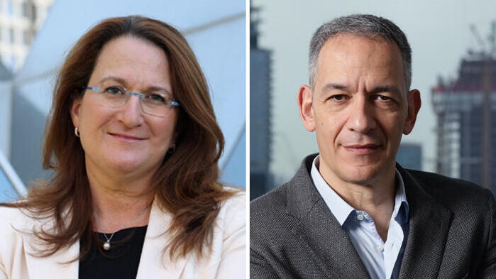 מימין רון אבידן ו  דנה עזריאלי