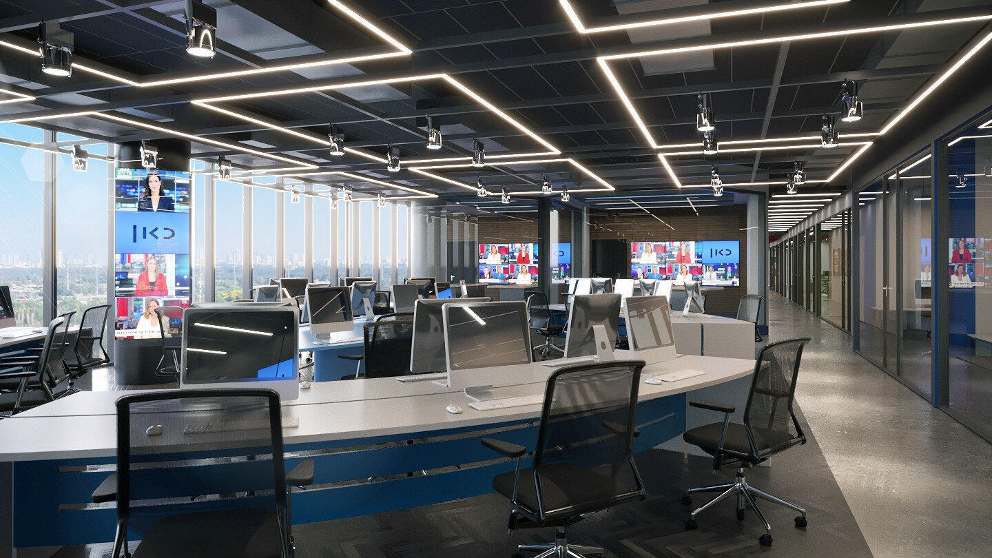 המשרדים החדשים של התאגיד כאן 11 ב פארק נעימי שבצומת מסובים אור