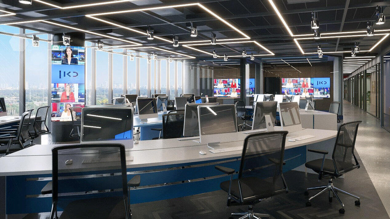 המשרדים החדשים של התאגיד כאן 11 ב פארק נעימי שבצומת מסובים אור