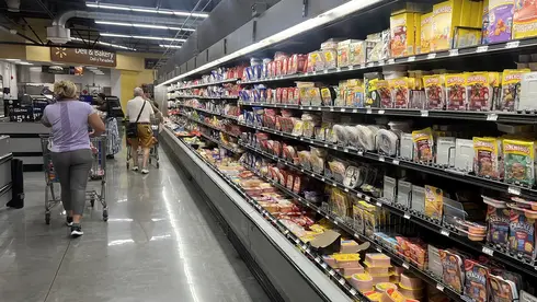 Supermarket in USA. 