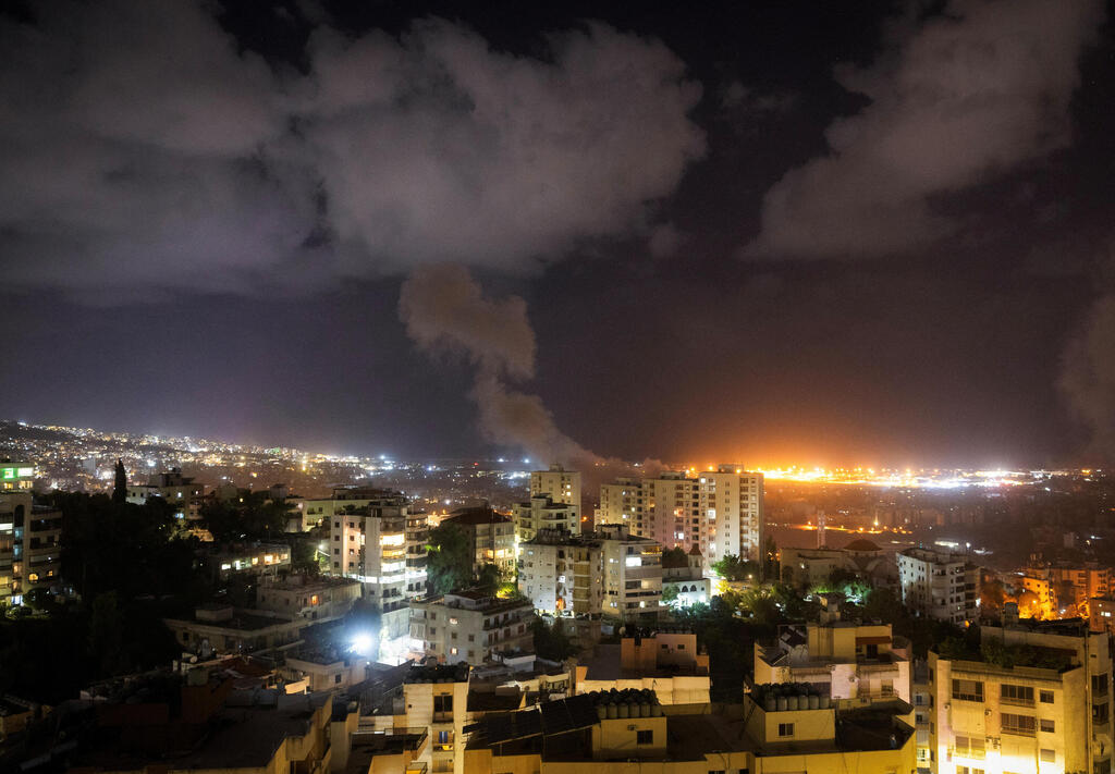 תקיפת צה"ל ב דאחייה ביירות לבנון 24.11.24