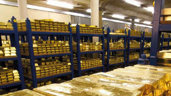 רזרבות זהב הבנק המרכזי של אנגליה