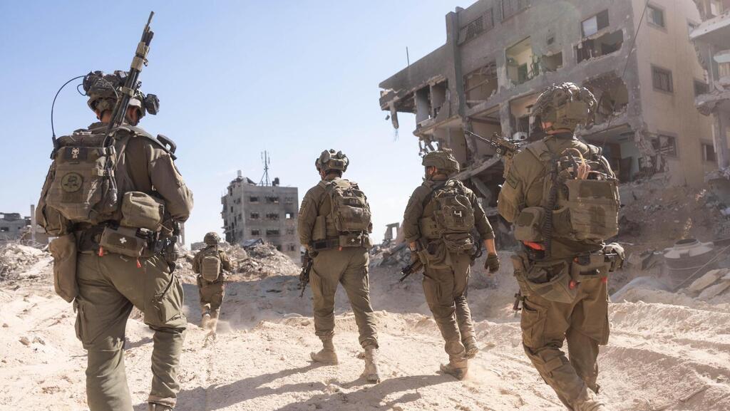 כוחות צה"ל גבעתי ב ג'באליה רצועת עזה מלחמה בעזה