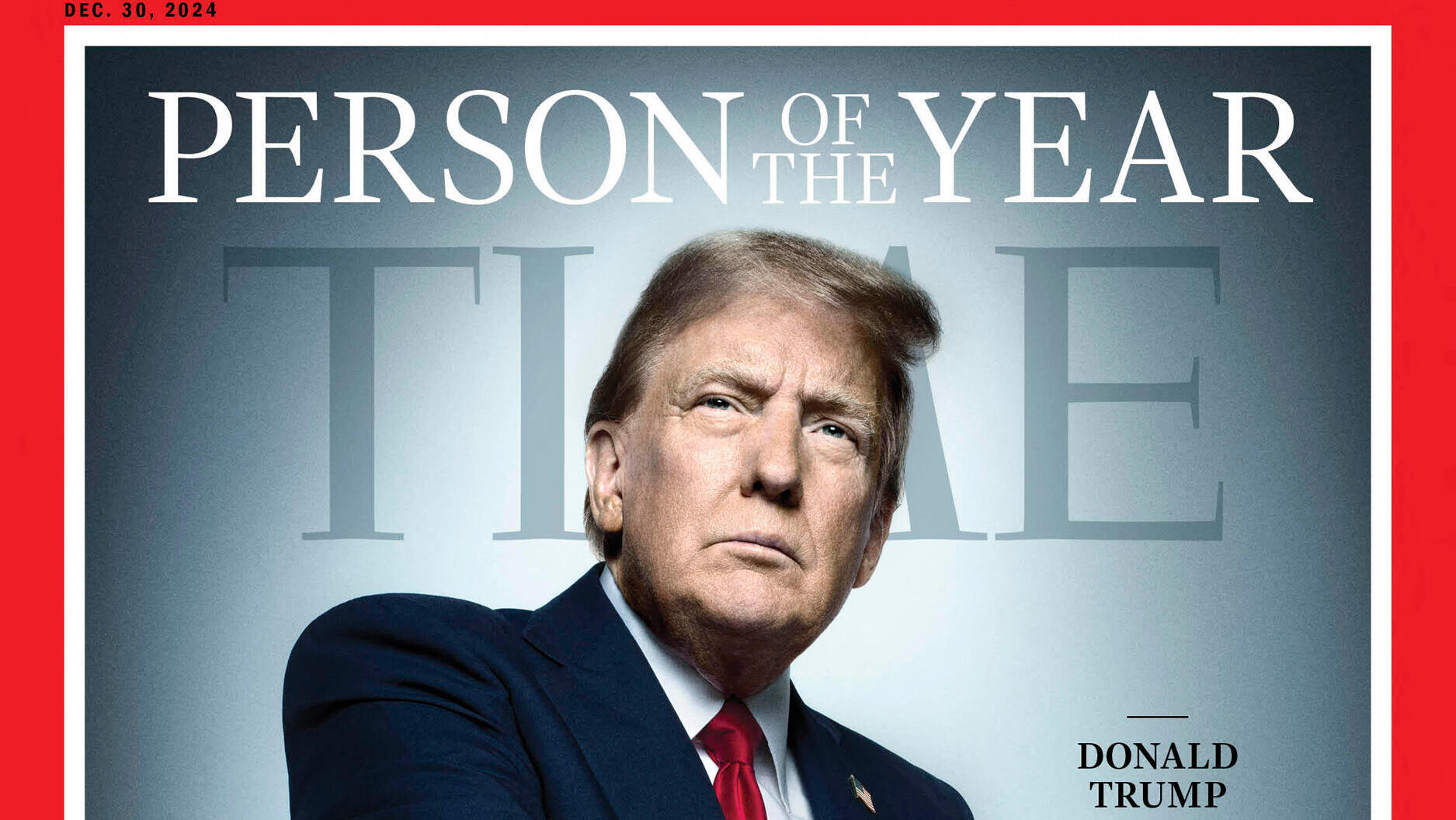 מגזין טיים דונאלד טראמפ איש השנה