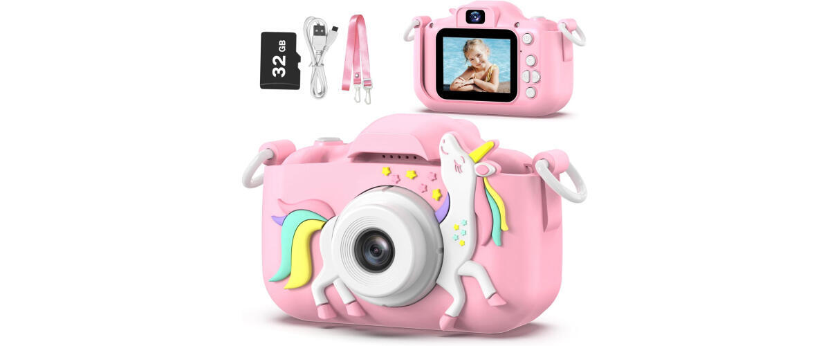 Goopow Kids Digital Camera with Silicone Cover